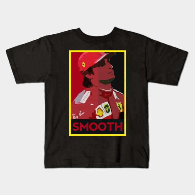 Carlos Sainz Smooth Operator Kids T-Shirt by VictorVV